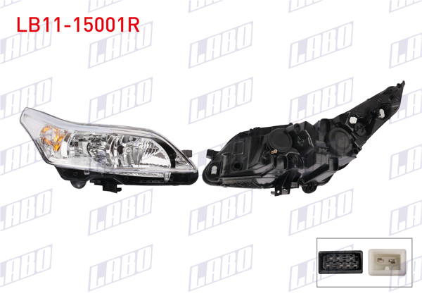 LABO LB11-15001R | Far Sağ Citroen C4 08 -