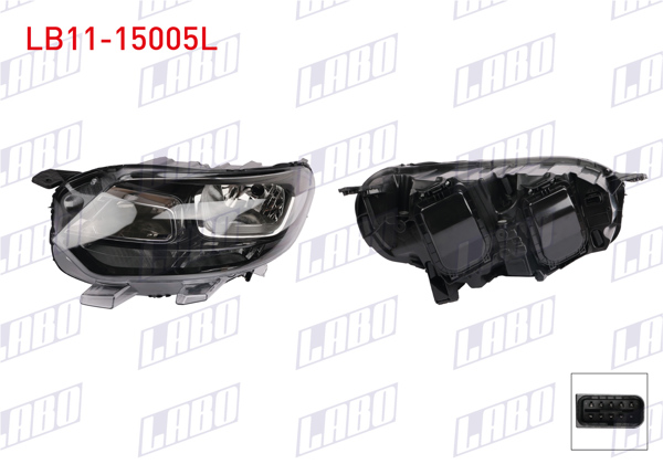 LABO LB11-15005L | Far Sol Citroen Jumpy 2018-/ Opel Vivaro C