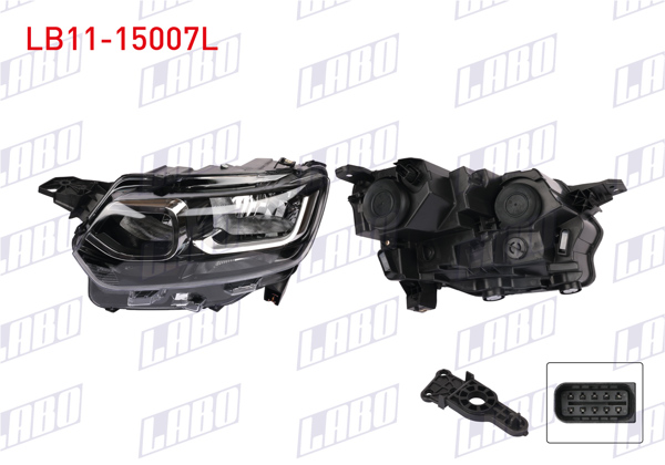 LABO LB11-15007L | Far Sol Citroen Berlingo 2018 -