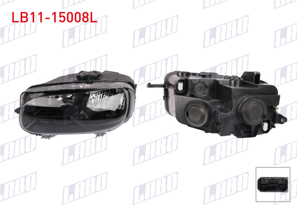 LABO LB11-15008L | Far Sol Citroen Berlingo 2018-/ Opel Combo / Toyota Proace