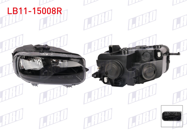 LABO LB11-15008R | Far Sağ Citroen Berlingo 2018-/ Opel Combo / Toyota Proace