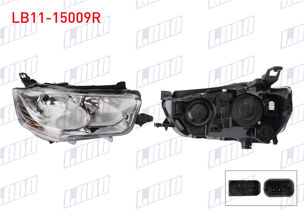 LABO LB11-15009R | Far Sağ Citroen Elysee 2013-2016