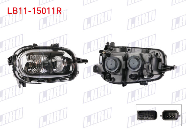 LABO LB11-15011R | Far Sağ Citroen C3 2016 -