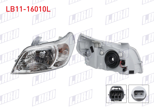 LABO LB11-16010L | Far Sol Chevrolet Aveo (T200, T255) 2008 -