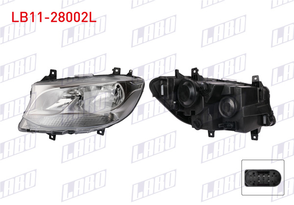 LABO LB11-28002L | Far Sol Motorlu Mercedes Sprinter 2018 -