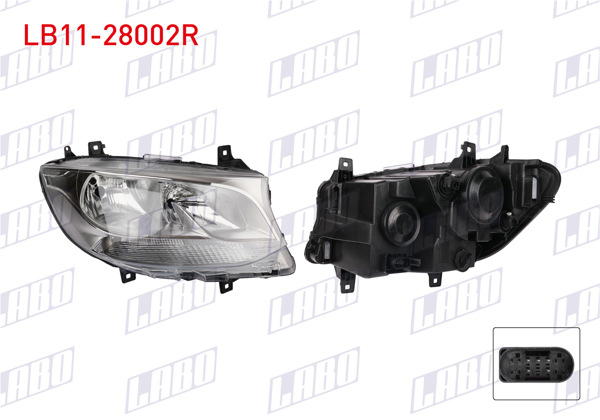 LABO LB11-28002R | Far Sağ Motorlu Mercedes Sprinter 2018 -