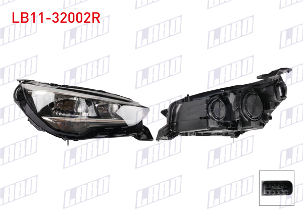 LABO LB11-32002R | Far Sağ Opel Corsa F 2019 -