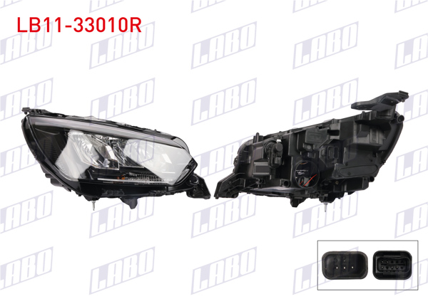 LABO LB11-33010R | Far Sağ Ledlı Peugeot 208 2019 -