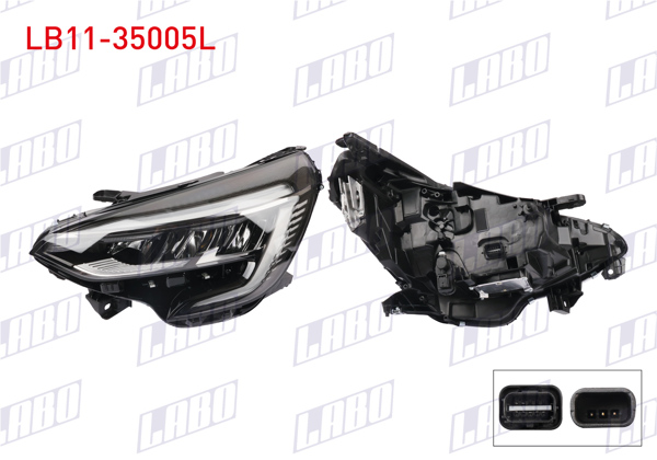LABO LB11-35005L | Far Sol Krom Ic Renault Clio V 2021 -