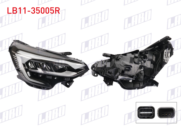 LABO LB11-35005R | Far Sağ Krom Ic Renault Clio V 2021 -