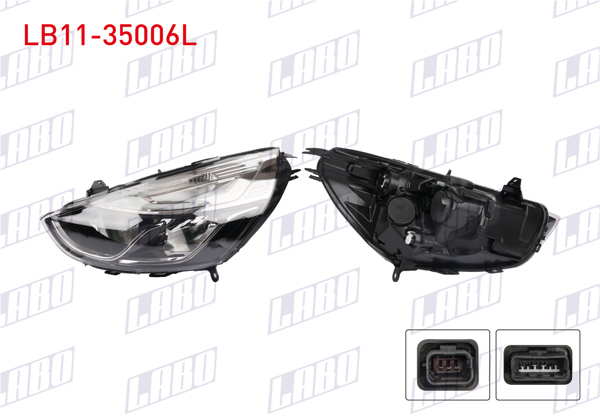 LABO LB11-35006L | Far Sol Icı Krom Renault Clio IV 2016 -