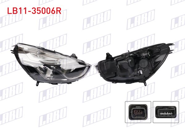 LABO LB11-35006R | Far Sağ Icı Krom Renault Clio IV 2016 -