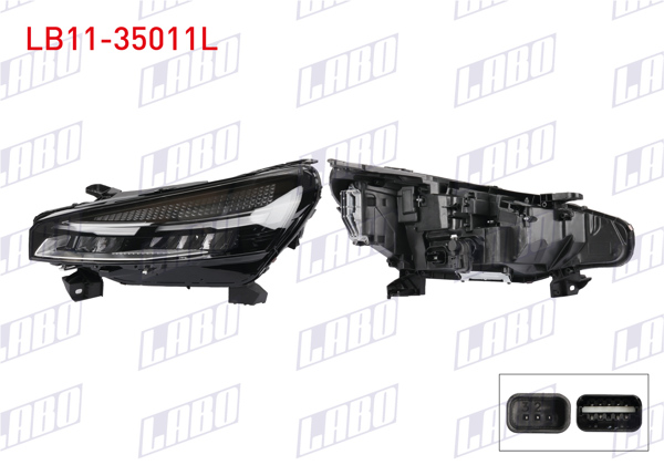 LABO LB11-35011L | Far Sol Ledlı Renault Clio V Faz 2 2024 -
