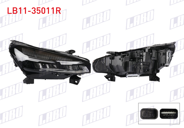 LABO LB11-35011R | Far Sağ Ledlı Renault Clio V Faz 2 2024 -