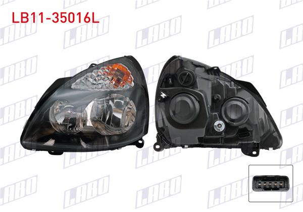LABO LB11-35016L | Far Sol Icı Siyah Renault Clio 2001 -