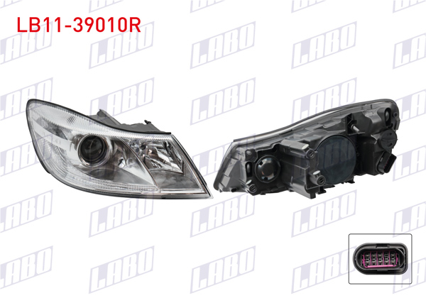 LABO LB11-39010R | Far Sağ (Octavia Yazılı) Skoda Octavia 2009-2013