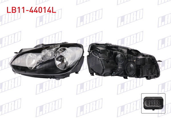 LABO LB11-44014L | Far Sol Volkswagen Golf VI 2009-2012