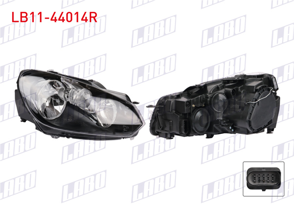 LABO LB11-44014R | Far Sağ Volkswagen Golf VI 2009-2012
