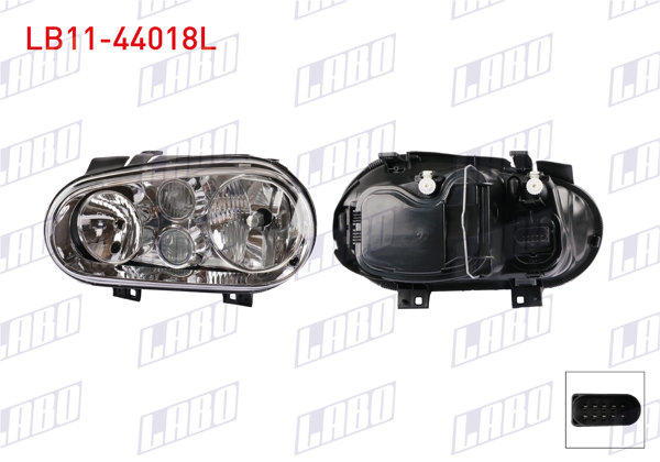 LABO LB11-44018L | Far Sol Sis Farlı Motorlu Volkswagen Golf IV 1998 -
