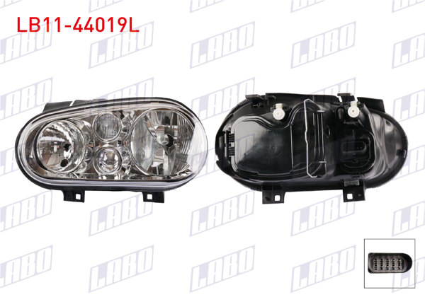 LABO LB11-44019L | Far Sol Sis Farsız Motorsuz Volkswagen Golf IV 1998 -
