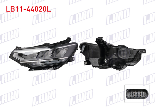 LABO LB11-44020L | Far Sol Ledlı Volkswagen Passat 8.5 2020 -