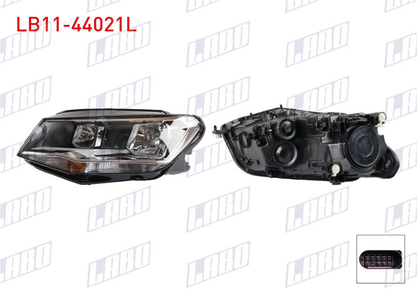 LABO LB11-44021L | Far Sol Volkswagen Caddy IV (Sab, Saj) 2015-Comfortlıne