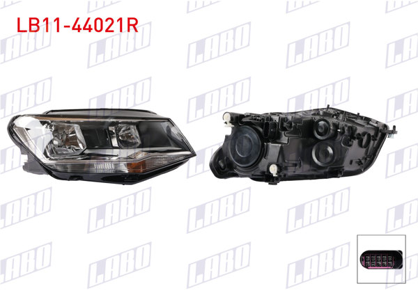 LABO LB11-44021R | Far Sağ Volkswagen Caddy IV (Sab, Saj) 2015-Comfortlıne