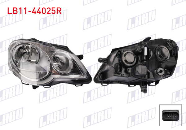 LABO LB11-44025R | Far Sağ Volkswagen Polo (9N_, 9A_) 2005-2009