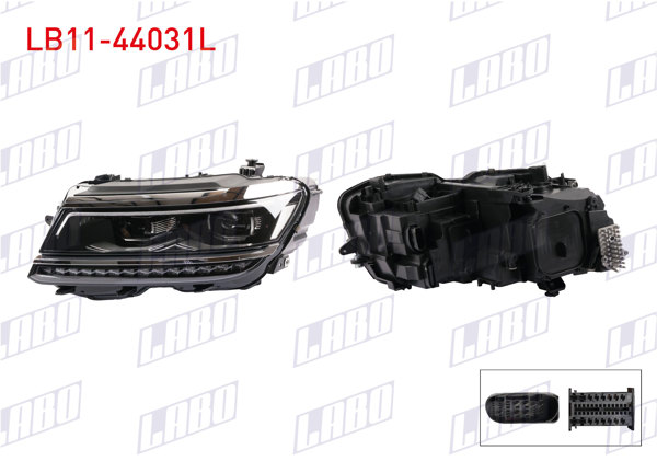 LABO LB11-44031L | Far Sol Led Bı-Xenon Volkswagen Tiguan (Ad1, Ax1) 2016 -