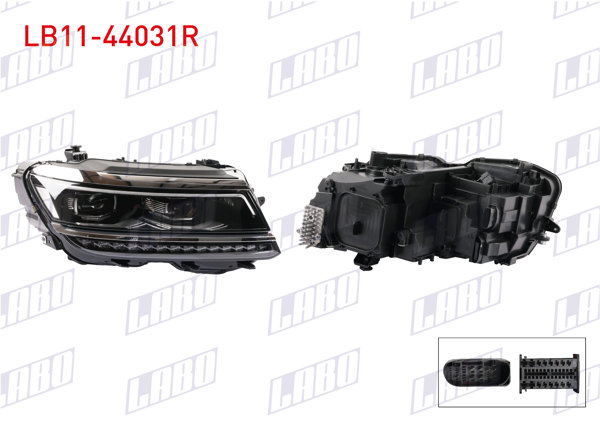 LABO LB11-44031R | Far Sağ Led Bı-Xenon Volkswagen Tiguan (Ad1, Ax1) 2016 -