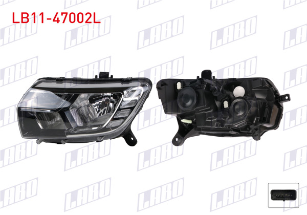 LABO LB11-47002L | Far Sol Ledlı Dacia Sandero Stepway 18 -
