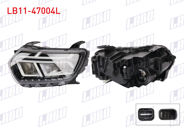 LABO LB11-47004L | Far Sol Beyaz Cerceve Dacia Duster 2023 -