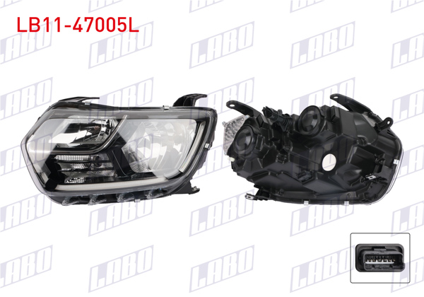 LABO LB11-47005L | Far Sol Led Dacia Duster 2018 -