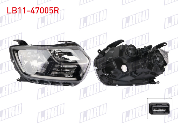LABO LB11-47005R | Far Sağ Led Dacia Duster 2018 -