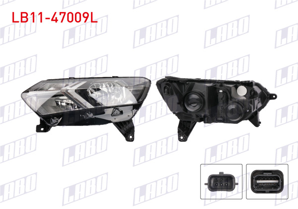 LABO LB11-47009L | Far Sol Motorlu Ledsız Dacia Sandero 2022 -