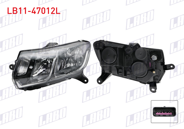 LABO LB11-47012L | Far Sol Dacia Logan 2014 -