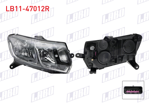 LABO LB11-47012R | Far Sağ Dacia Logan 2014 -