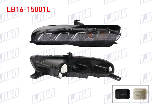 LABO LB16-15001L | Gunduz Farı Sol Citroen Berlingo 2018-/ Opel Combo / Toyota Proace