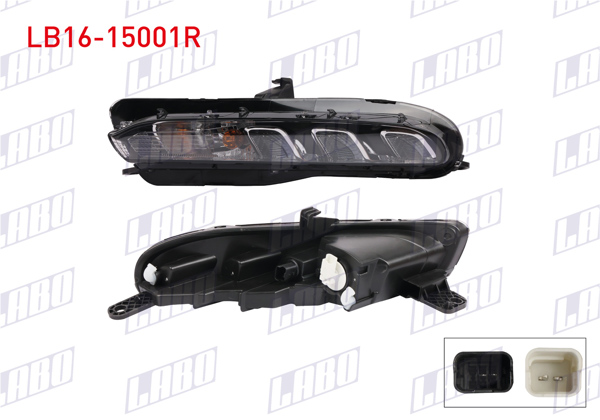 LABO LB16-15001R | Gunduz Farı Sağ Citroen Berlingo 2018-/ Opel Combo / Toyota Proace