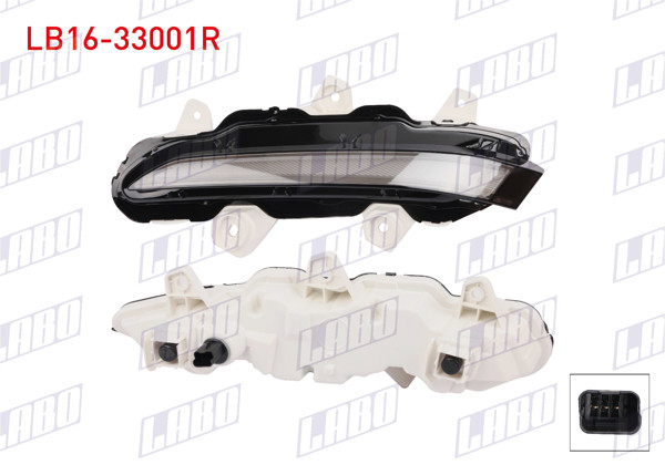 LABO LB16-33001R | Gunduz Farı Sağ Peugeot 208 2019-/ P2008 2019 -