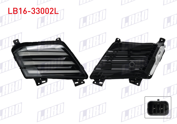 LABO LB16-33002L | Gunduz Farı Sol Peugeot 208 2024 -