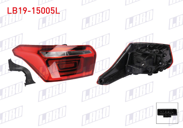 LABO LB19-15005L | Stop Sol Dıs Citroen Elysee 2017 -