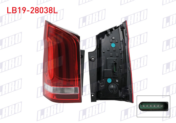 LABO LB19-28038L | Stop Sol Ledlı Mercedes Vito (W447) 2016 -