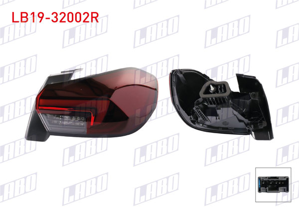 LABO LB19-32002R | Stop Sağ Dış Ledlı Opel Corsa F 2019 -