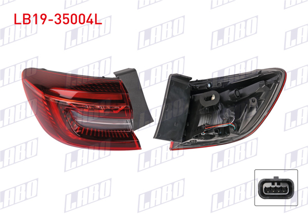 LABO LB19-35004L | Stop Sol Dıs Renault Clio V Touch 2021 -
