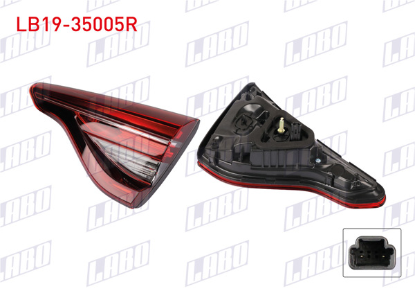 LABO LB19-35005R | Stop Sağ Ic Renault Clio V Touch 2021 -