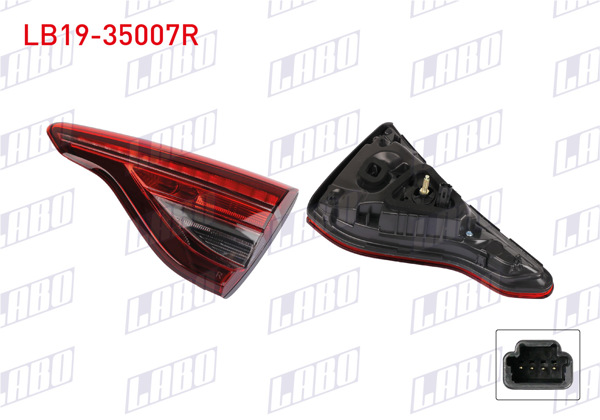 LABO LB19-35007R | Stop Sağ Ic Renault Clio V Icon 2021 -