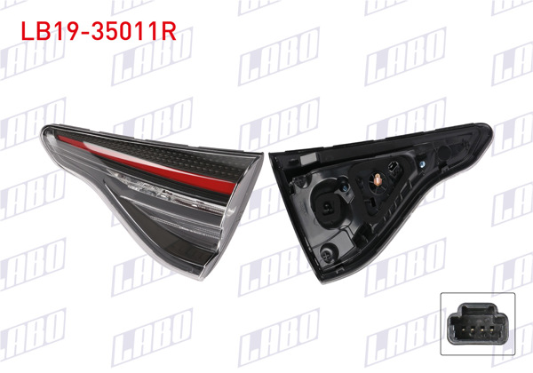 LABO LB19-35011R | Stop Sağ Ic Ledlı Renault Clio V Faz 2 2024 -