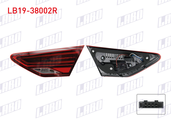 LABO LB19-38002R | Stop Sağ Ic Ledlı Seat Leon 2013-2016