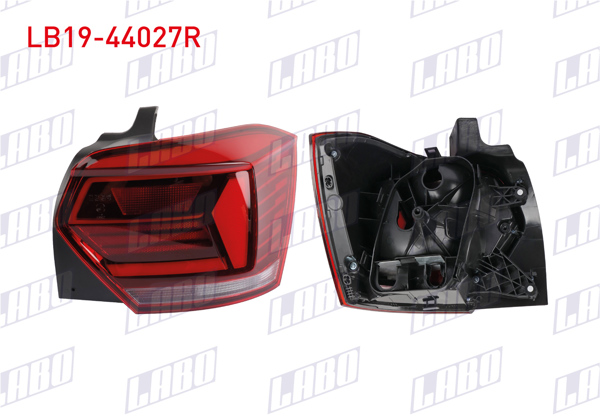 LABO LB19-44027R | Stop Sağ Ledsız Volkswagen Polo VI (Aw1, Bz1, Ae1) 2018-2021